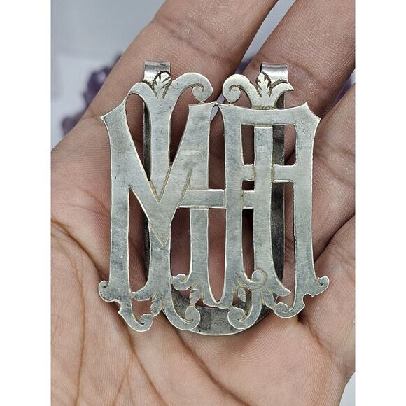 Unbranded Other - Antique 925 Mexico Money Clip - Initials MHA [Heavy Wear]